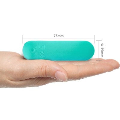 ARMONY - SPLASH HAHA VIBRADOR BALA SILICONE 10 VIBRAÇÕES 75 X 19 CM VERDE - D-241139 - Dona Pimenta