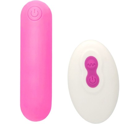 ARMONY - SPLASH JOLINE VIBRADOR BALA SILICONE CONTROLE REMOTO 10 VIBRAÇÕES 65 X 15 CM ROSA - D-241142 - Dona Pimenta