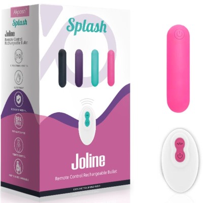 ARMONY - SPLASH JOLINE VIBRADOR BALA SILICONE CONTROLE REMOTO 10 VIBRAÇÕES 65 X 15 CM ROSA - D-241142 - Dona Pimenta