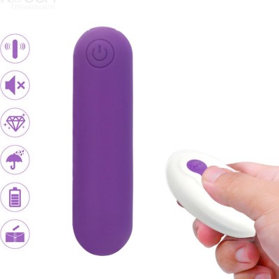 ARMONY - SPLASH JOLINE VIBRADOR BALA SILICONE CONTROLE REMOTO 10 VIBRAÇÕES 65 X 15 CM ROXO - D-241143 - Dona Pimenta