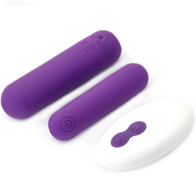 ARMONY - SPLASH JOLINE VIBRADOR BALA SILICONE CONTROLE REMOTO 10 VIBRAÇÕES 65 X 15 CM ROXO - D-241143 - Dona Pimenta
