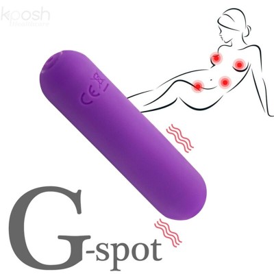 ARMONY - SPLASH JOLINE VIBRADOR BALA SILICONE CONTROLE REMOTO 10 VIBRAÇÕES 65 X 15 CM ROXO - D-241143 - Dona Pimenta