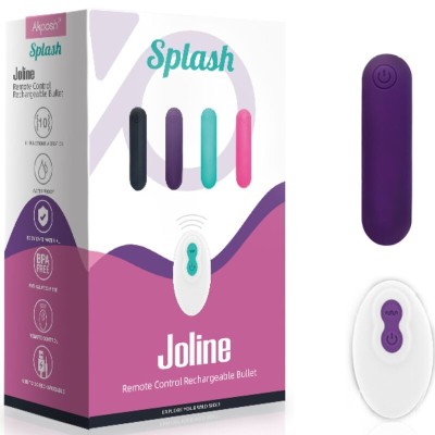 ARMONY - SPLASH JOLINE VIBRADOR BALA SILICONE CONTROLE REMOTO 10 VIBRAÇÕES 65 X 15 CM ROXO - D-241143 - Dona Pimenta