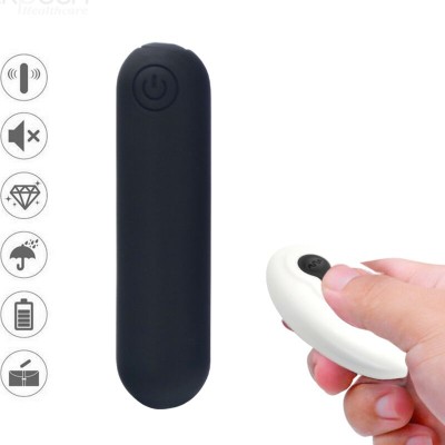 ARMONY - SPLASH JOLINE VIBRADOR BALA SILICONE CONTROLE REMOTO 10 VIBRAÇÕES 65 X 15 CM PRETO - D-241144 - Dona Pimenta