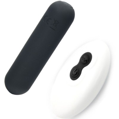 ARMONY - SPLASH JOLINE VIBRADOR BALA SILICONE CONTROLE REMOTO 10 VIBRAÇÕES 65 X 15 CM PRETO - D-241144 - Dona Pimenta
