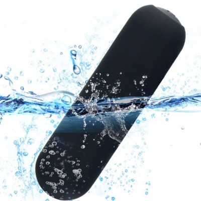 ARMONY - SPLASH JOIE VIBRADOR BULLET SILICONE CONTROLE REMOTO 10 VIBRAÇÕES 75 X 19 CM PRETO - D-241145 - Dona Pimenta