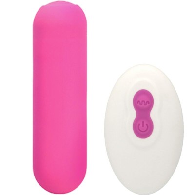 ARMONY - SPLASH JOIE VIBRADOR BULLET SILICONE CONTROLE REMOTO 10 VIBRAÇÕES 75 X 19 CM ROSA - D-241146 - Dona Pimenta