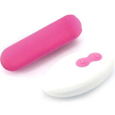ARMONY - SPLASH JOIE VIBRADOR BULLET SILICONE CONTROLE REMOTO 10 VIBRAÇÕES 75 X 19 CM ROSA - D-241146 - Dona Pimenta