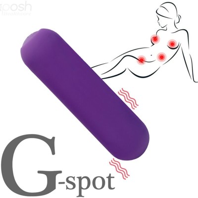 ARMONY - SPLASH JOIE VIBRADOR BULLET SILICONE CONTROLE REMOTO 10 VIBRAÇÕES 75 X 19 CM ROXO - D-241148 - Dona Pimenta