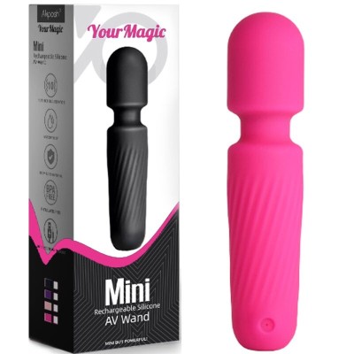 ARMONY - YOUR MAGIC MASSAGER E VIBRADOR RECARREGÁVEL 10 VIBRAÇÕES ROSA - D-241117 - Dona Pimenta
