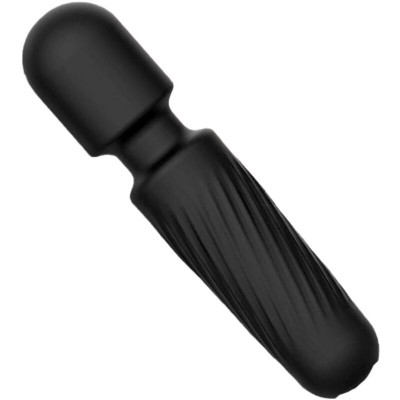 ARMONY - YOUR MAGIC MASSAGER E VIBRADOR RECARREGÁVEL 10 VIBRAÇÕES PRETO - D-241118 - Dona Pimenta