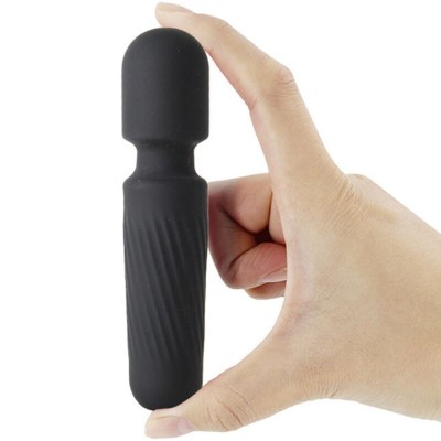 ARMONY - YOUR MAGIC MASSAGER E VIBRADOR RECARREGÁVEL 10 VIBRAÇÕES PRETO - D-241118 - Dona Pimenta