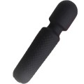 ARMONY - YOUR MAGIC MASSAGER E VIBRADOR RECARREGÁVEL 10 VIBRAÇÕES WAND DOTS PRETO - D-241121 - Dona Pimenta