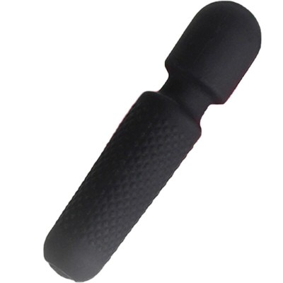 ARMONY - YOUR MAGIC MASSAGER E VIBRADOR RECARREGÁVEL 10 VIBRAÇÕES WAND DOTS PRETO - D-241121 - Dona Pimenta