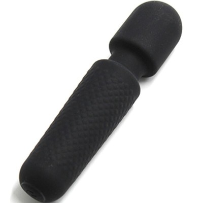 ARMONY - YOUR MAGIC MASSAGER E VIBRADOR RECARREGÁVEL 10 VIBRAÇÕES WAND DOTS PRETO - D-241121 - Dona Pimenta