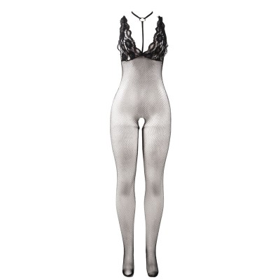 SUBBLIME - H3249 BODYSTOCKING SEM COSTAS DE REDE TRANSPARENTE PRETO TAMANHO ÚNICO - D-241348 - Dona Pimenta