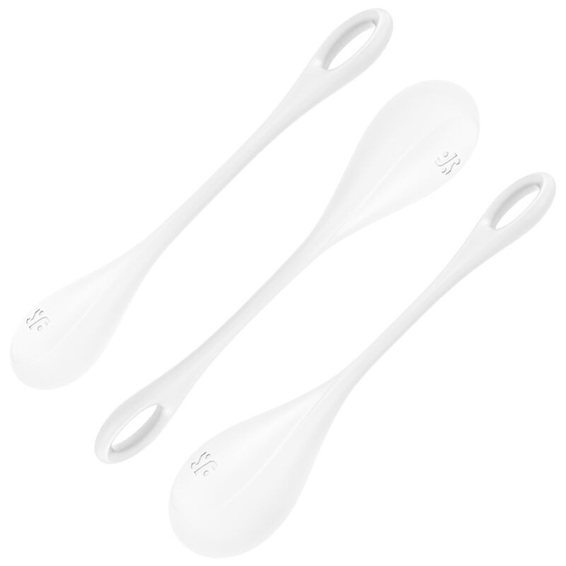 CONJUNTO DE TREINAMENTO SATISFYER YONI POWER 1 - BRANCO - D-229932 - Dona Pimenta CONJUNTO DE TREINAMENTO SATISFYER YONI POWER 1 - BRANCO - D-229932 - Dona Pimenta