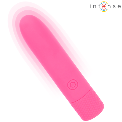 INTENSE - SYMONE  USB RECARREGÁVEL VIBRATÓRIA BULLET 8 VIBRAÇÕES ROSA 10 X 2,2 CM - D-241917 - Dona Pimenta