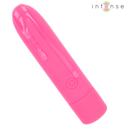 INTENSE - SYMONE  USB RECARREGÁVEL VIBRATÓRIA BULLET 8 VIBRAÇÕES ROSA 10 X 2,2 CM - D-241917 - Dona Pimenta