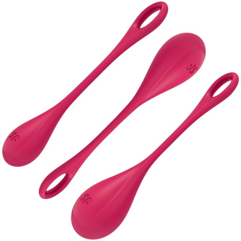 CONJUNTO DE TREINAMENTO SATISFYER YONI POWER 1 - VERMELHO - D-229933 - Dona Pimenta CONJUNTO DE TREINAMENTO SATISFYER YONI POWER 1 - VERMELHO - D-229933 - Dona Pimenta
