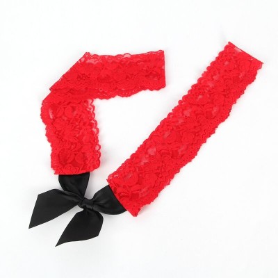 SUBBLIME - 952068 VESTIDO CURTO DE REDE COM COSTURA PRETA E VERMELHA TAMANHO ÚNICO - D-241355 - Dona Pimenta