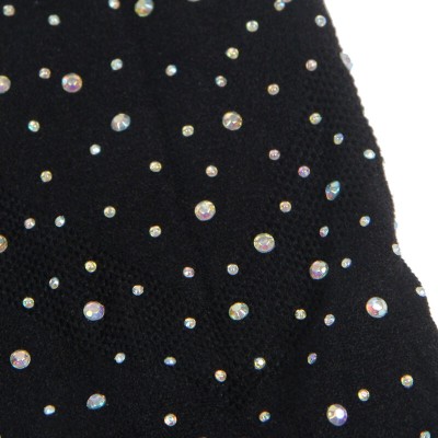 SUBBLIME - 952198 BODYSTOCKING DE REDE COM DIAMANTES BRILHANTES PRETO TAMANHO ÚNICO - D-241368 - Dona Pimenta