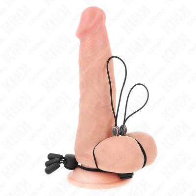 KINK - PINÇAS DE MAMILO DETALHADAS ROSA COM ELÃSTICO PRETO - D-241300 - Dona Pimenta