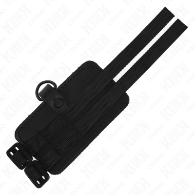 KINK - ANEL DE COURO PARA PÉNIS COM TIRAS AJUSTÁVEIS - D-241252 - Dona Pimenta