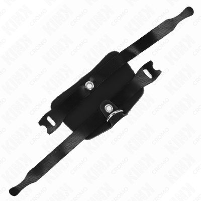 KINK - ANEL DE COURO PARA PÉNIS COM FECHO DE GANCHO AJUSTÁVEL - D-241258 - Dona Pimenta