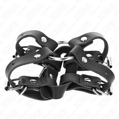 KINK - ANEL PARA PÉNIS COM VÃRIAS TIRAS AJUSTÁVEIS - D-241301 - Dona Pimenta