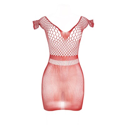 SUBBLIME - 951924 VESTIDO CURTO DE CROCHÃ VERMELHO GRILL TAMANHO ÚNICO - D-241341 - Dona Pimenta