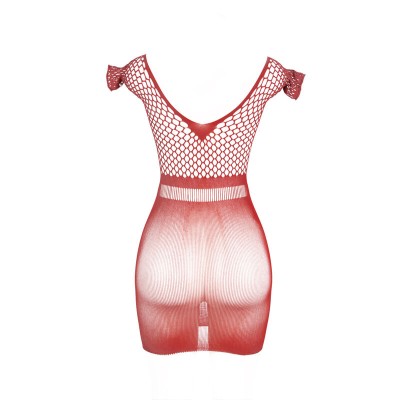 SUBBLIME - 951924 VESTIDO CURTO DE CROCHÃ VERMELHO GRILL TAMANHO ÚNICO - D-241341 - Dona Pimenta