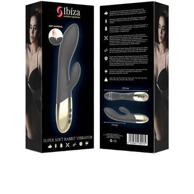 IBIZA - VIBRADOR DE COELHO SUPER SUAVE - D-234398 - Dona Pimenta