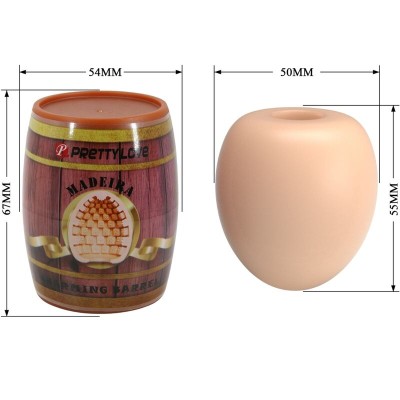 PRETTY LOVE - MASTURBADOR MASCULINO EGG FLESH MODELO 2 - D-241866 - Dona Pimenta