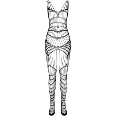 PASSION - BS 102 BODYSTOCKING PRETO TAMANHO ÚNICO - D-241702 - Dona Pimenta
