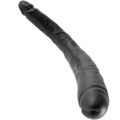 KING COCK DILDO DOBLE NEGRO 40.6 CM - PD5517-23 - Dona Pimenta