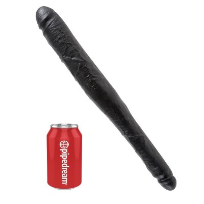 KING COCK DILDO DOBLE NEGRO 40.6 CM - PD5517-23 - Dona Pimenta