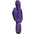 PRETTY LOVE - CAMMY TRIPLO VIBRADOR MULTIFUNÇÃO 4 EM 1 ROXO - D-241872 - Dona Pimenta