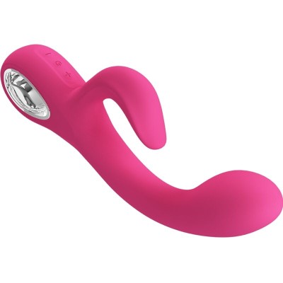 PRETTY LOVE - FRITZ RABBIT VIBRADOR 12 VIBRAÇÕES ROSA - D-241883 - Dona Pimenta