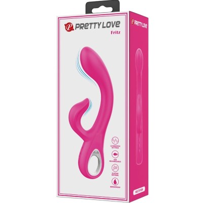PRETTY LOVE - FRITZ RABBIT VIBRADOR 12 VIBRAÇÕES ROSA - D-241883 - Dona Pimenta