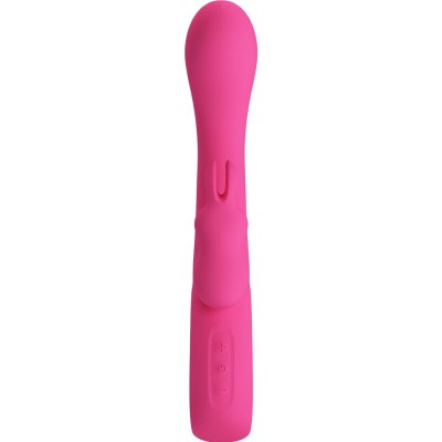 PRETTY LOVE - NOVAK RABBIT VIBRADOR 12 VIBRAÇÕES ROSA - D-241884 - Dona Pimenta