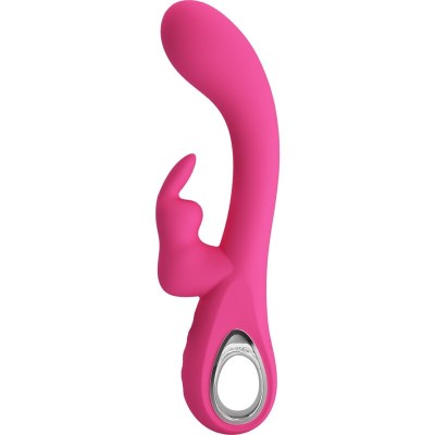 PRETTY LOVE - NOVAK RABBIT VIBRADOR 12 VIBRAÇÕES ROSA - D-241884 - Dona Pimenta