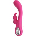 PRETTY LOVE - NOVAK RABBIT VIBRADOR 12 VIBRAÇÕES ROSA - D-241884 - Dona Pimenta