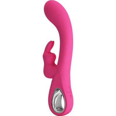 PRETTY LOVE - NOVAK RABBIT VIBRADOR 12 VIBRAÇÕES ROSA - D-241884 - Dona Pimenta