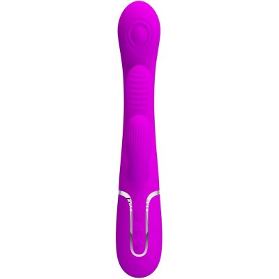 PRETTY LOVE - SHANIA TRIPLE RABBIT VIBRADOR MULTIFUNCIONAL ROSA - D-241886 - Dona Pimenta