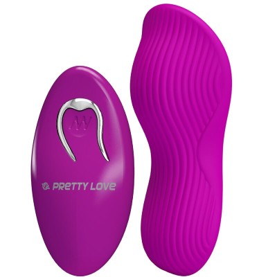 PRETTY LOVE - ESTIMULADOR DE CLITÓRIS ROMARIO LAY-ON CONTROLE REMOTO ROSA - D-241911 - Dona Pimenta
