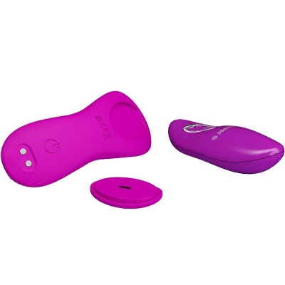 PRETTY LOVE - ESTIMULADOR DE CLITÓRIS ROMARIO LAY-ON CONTROLE REMOTO ROSA - D-241911 - Dona Pimenta