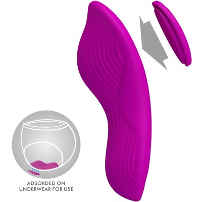 PRETTY LOVE - ESTIMULADOR DE CLITÓRIS ROMARIO LAY-ON CONTROLE REMOTO ROSA - D-241911 - Dona Pimenta