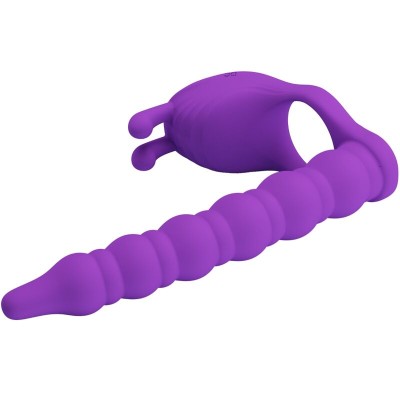 PRETTY LOVE - BLACKNEY ANÉIS PARA PÉNIS COM PLUG VIBRADOR - D-239774 - Dona Pimenta