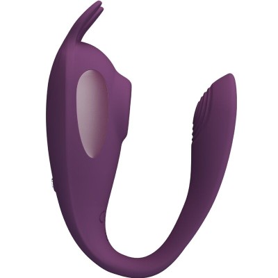 PRETTY LOVE - ESTIMULADOR E VIBRADOR SHEY APLICATIVO GRATUITO LONGA DISTÃNCIA ROXO - D-241868 - Dona Pimenta
